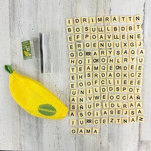 Spanish Bananagrams Juego de Palabras en Español Family Party Tile Game